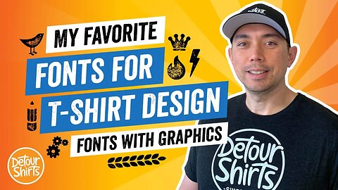 Best Fonts for T-Shirt Designs - Combine Popular Fonts + Beautiful Graphics to Increase Sales