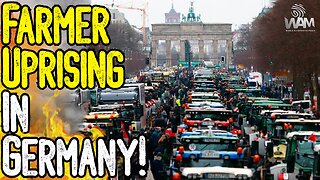 HUGE: FARMER UPRISING IN GERMANY! - Politicians Confronted! - Police Deployed!