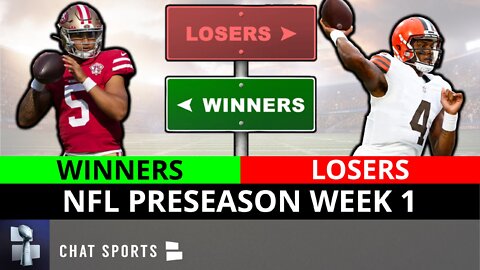NFL Preseason Week 1 Winners & Losers