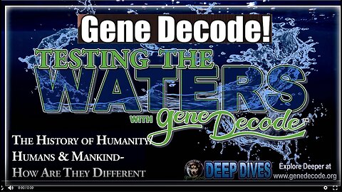 Testing the Waters ~The History Of Humanity, Human & Mankind - How are they different?