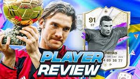 91 FUTURE STARS ICON SHEVCHENKO SBC PLAYER REVIEW FC 24