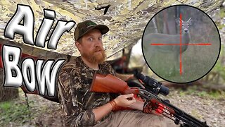 Deer Hunting With The AirBow Air Rifle / Day 18 Of 30 Day Survival Challenge Texas