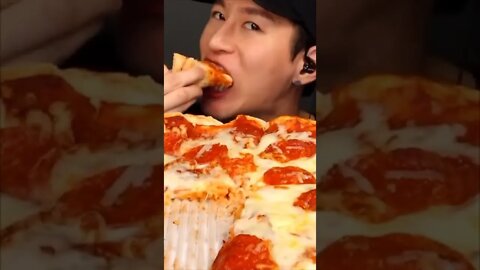 ASMR MUKBANG PIZZA | Cheese pizza | eating | korean mukbang | makan | convenience store | sausage