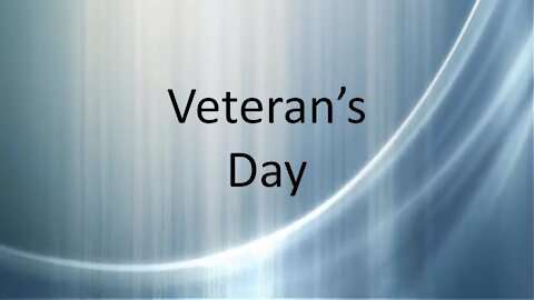 Veteran's Day 2016... Even more true TODAY!