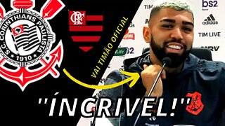 SAIU AGORA! GABRIEL ELOGIOU A FIEL e O CORINTHIANS.