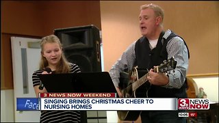Singing brings Christmas cheer to nursing homes