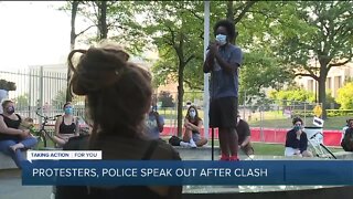 Detroit protesters, police speak out after clashing