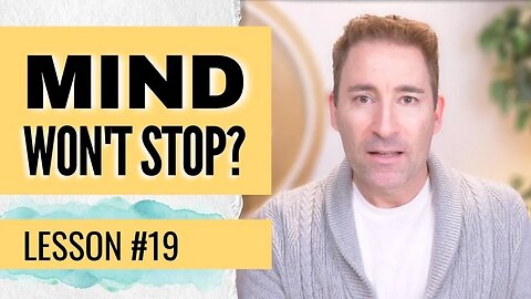 What to Do When You Can't Drop a Painful Thought or Feeling | Lesson 19 of Dissolving Depression