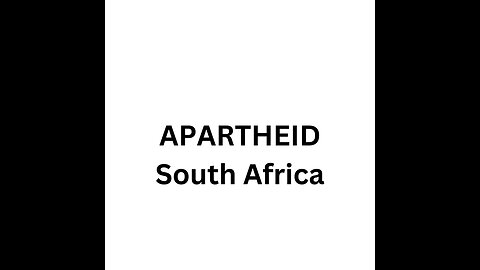 Apartheid is Apartheid