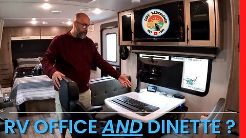 RV Office Tour | Easy Setup | Maximum Space Saving