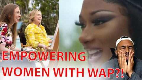 Hillary Clinton Discusses Empowering Women With WAP In CRINGE Megan Thee Stallion Interview!