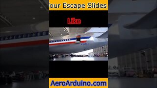 Fastest Emergency Escape Slide #Air Show #Aviation #AeroArduino