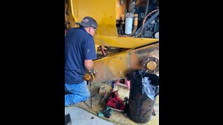 Part 3 Motor Grader New Gear & Axle Installed. Frabracobblin' An Axle Nut Tool. Chain Fitment & More