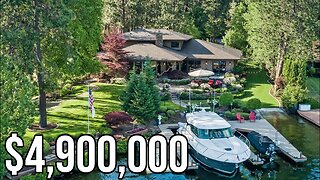 $4.9 Million Immaculate Waterfront Estate | Mansion Tour