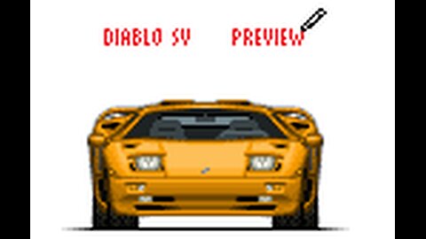 Pixelcar Lamborghini Diablo SV