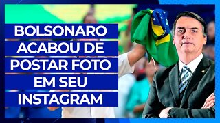 BOLSONARO POSTA FOTO SEM LEGENDA NO INSTAGRAM