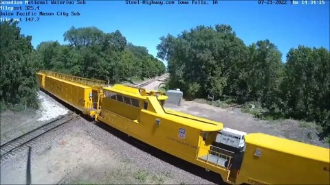 NB Weed Sprayer at Mills Tower in Iowa Falls, IA on July 21, 2022 # Steel Highway #