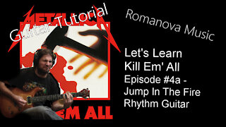 Jump In The Fire RHYTHM GUITAR Tutorial (Let's Learn Kill Em' All EP #4a)