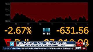 Oil market takes a toll on stocks