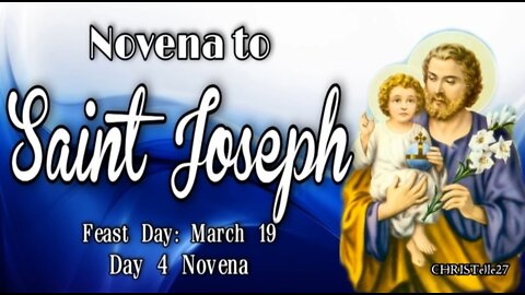 ST. JOSEPH NOVENA : Day 4