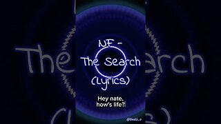 NF - The Search (Lyrics) 🎶 #shorts