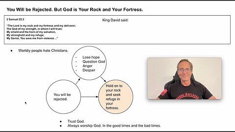 You Will be Rejected. But God is Your Rock and Your Fortress