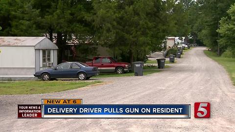 Clarksville Delivery Driver Pulls Gun On Resident