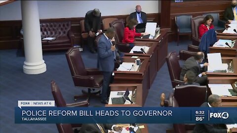 Police reform package passes unanimously, now heading to Florida's governor