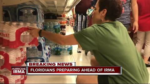 Floridians preparing ahead of Hurricane Irma