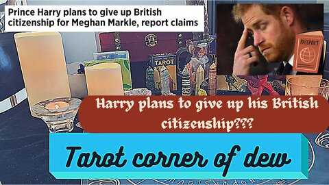 Does Harry plans to give up his British citizenship???