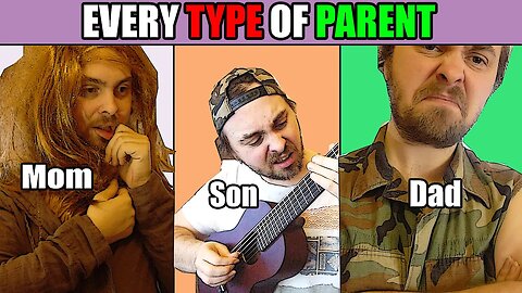 13 TYPES OF PARENTS (to guitarists)