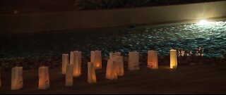 Luminary Lighting in Downtown Summerlin honors lost loved ones