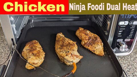 Grilled Chicken Breast, Ninja Foodi Dual Heat Air Fry Oven Recipe