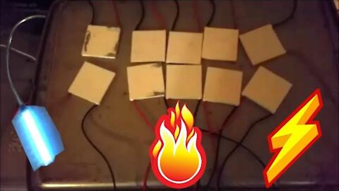 How To Make A Thermoelectric Generator - TEG - Seebeck Effect - DIY Project 🔥+❄️=⚡