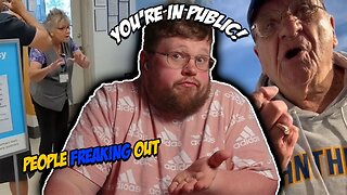 People publicly freaking out in public
