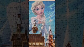 Elsa's Castle! #frozen #elsa #puzzle #disney #shorts #satisfying