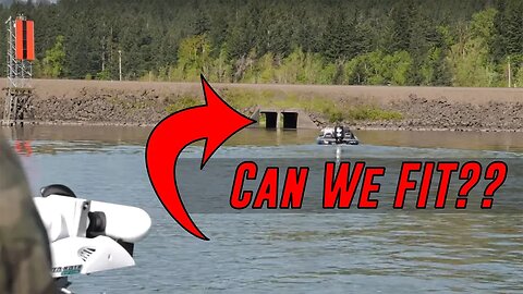 Can We Fit This HUGE Boat Through This TINY HOLE!! (Ft. @SBFishing)