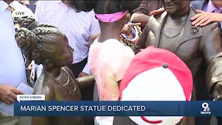 Cincinnati unveils statue honoring civil rights pioneer Marian Spencer