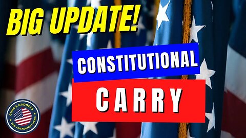 Big Updates On Constitutional Carry!!