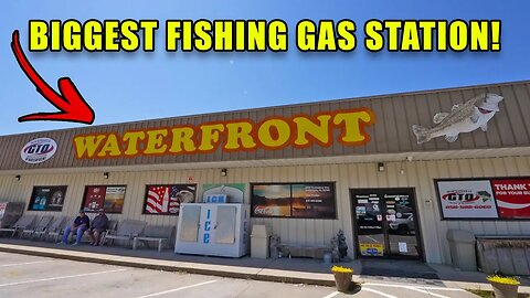 Worlds BIGGEST $100 Gas Station Fishing Challenge (CRAZY Finds!)
