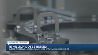 15 million Johnson & Johnson vaccine doses ruined