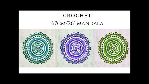 67cm_26_ Crochet mandala