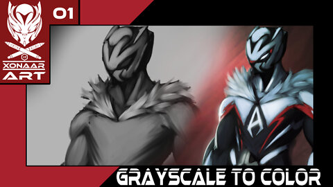 01 - Adamasto Greyscale to Color | Time-lapse Process