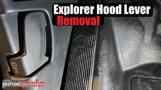 2020+ Ford Explorer Hood Release Lever REMOVAL | AnthonyJ350