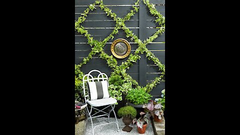 Small and simple home garden decorations