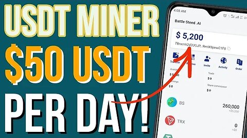 How to mine $50 USDT per day (legit USDT miner with instant withdrawal)