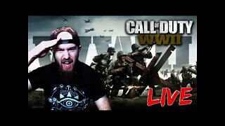 🔴[Live] Call of Duty WW2 - Launch Day Boots On The Ground HYPE!