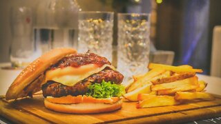 Average American eats about 60 burgers per year