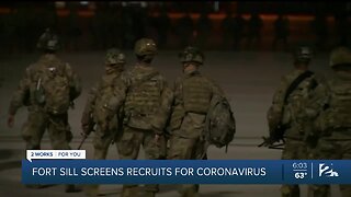 Fort Sill Screens Recruits For Coronavirus