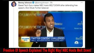 Freedom Of Speech Explained The Right Way! NBC Hosts Melt Down! (Video)
